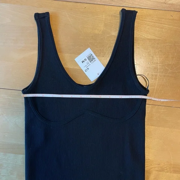 Forever 21 Black Ribbed Knit Bodycon Mini Dress Size Small - Picture 7 of 8